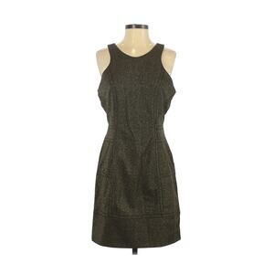 NWT BCBGeneration Gold Metallic Racerback Cocktail Dress Sz M